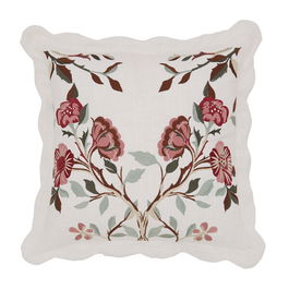 Morris & Co Brophy Embroidery Cushion 45x45cm Green