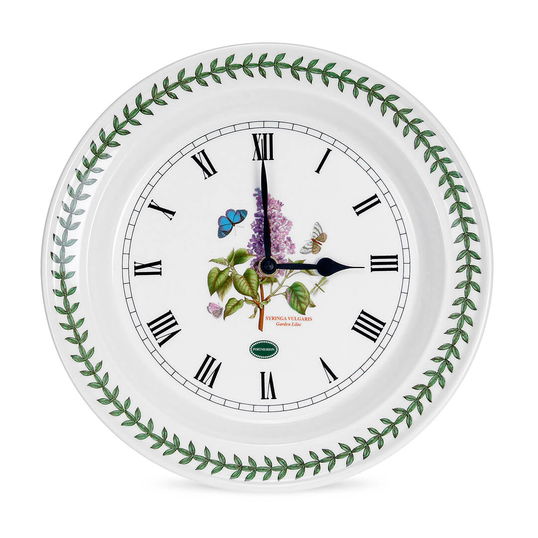 Portmeirion Botanic Garden Wall Clock Lilac