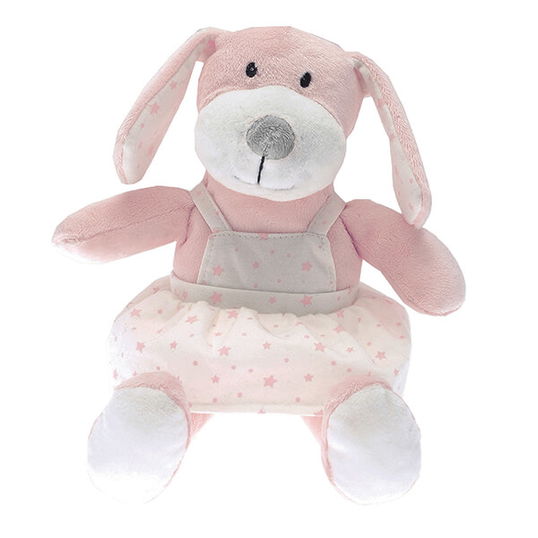 Walton & Co Pink Puppy Toy Peaches