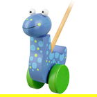 Orange Tree Toys Diplodocus Push Along Wooden Toy