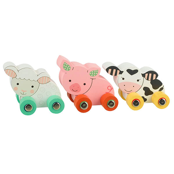 Orange Tree Toys First Farm Animals Wooden Toy