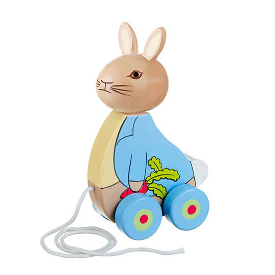 Orange Tree Toys Peter Rabbit Pull Along Wooden Toy