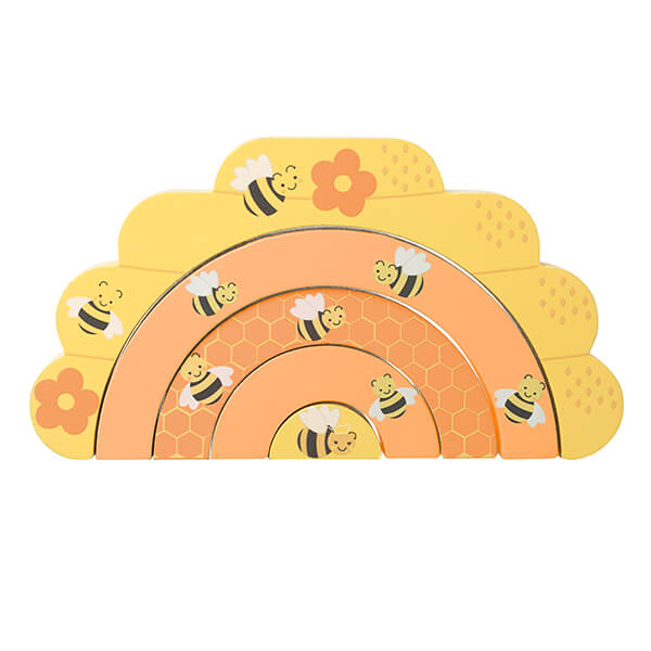 Orange Tree Toys Beehive Stacking Arch Wooden Toy (FSC®)