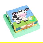 Orange Tree Toys Farm Animal Blocks Wooden Toy