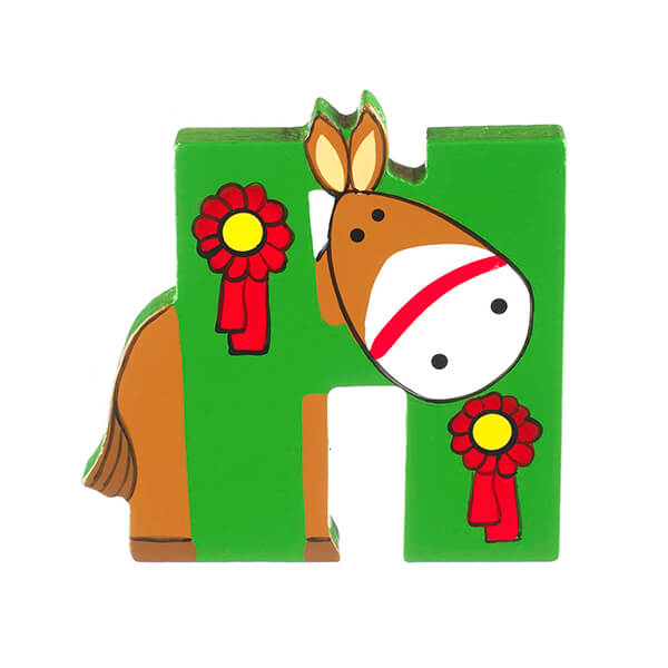 Orange Tree Toys Wooden Alphabet Letters H