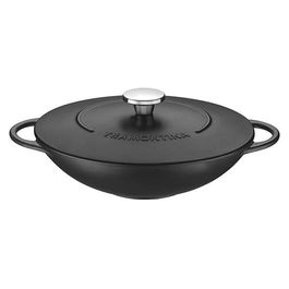 Tramontina Trento 32cm Enamel Cast Iron Wok