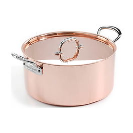 Samuel Groves Copper Induction 20cm Casserole Pan with Lid