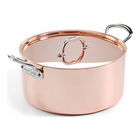 Samuel Groves Copper Induction 26cm Casserole Pan with Lid
