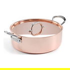 Samuel Groves Copper Clad 26cm Saute Pan & Lid with Side Handles
