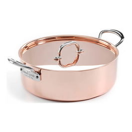 Samuel Groves Copper Clad 26cm Saute Pan & Lid with Side Handles