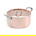 Samuel Groves Copper Clad 18cm Casserole Pan & Lid