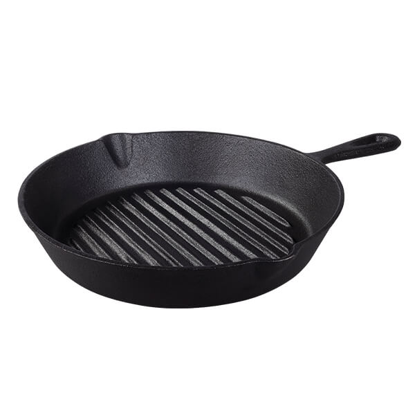 Tramontina Pre-Seasoned 26cm Cast Iron Griddle Pan