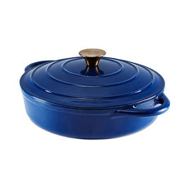 Barbary & Oak 28cm Shallow Casserole Blue