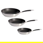 Stoven Soft Touch Induction 20cm 24cm and 28cm Fry Pan Set
