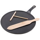 Chasseur Cast Iron Matt Black 30cm Crepe Pan