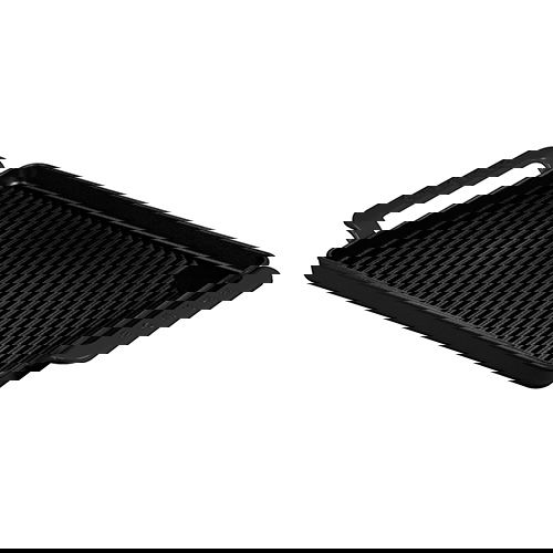 Chasseur Cast Iron Matt Black Rectangular Grillpan With Twin Handles