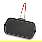 Chasseur Cast Iron Smooth Black Rectangular 37cm Grill Pan