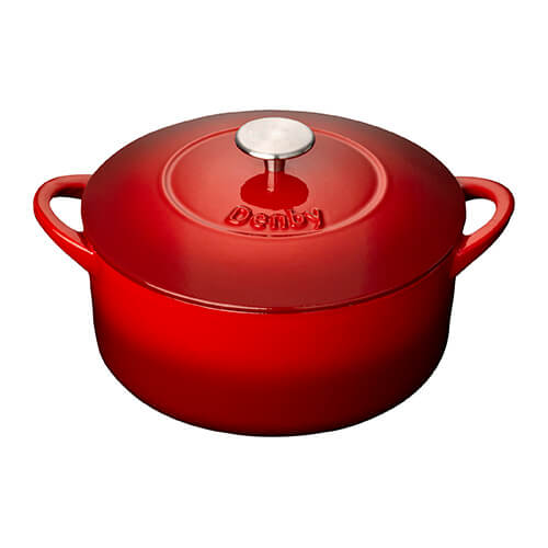 Denby Cast Iron Pomegranate 26cm Round Casserole