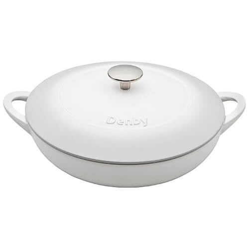 Denby Natural Canvas Cast Iron 30cm Shallow Casserole