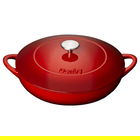 Denby Cast Iron Pomegranate 30cm Shallow Casserole