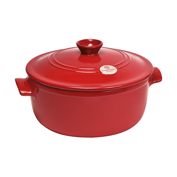 Emile Henry Burgundy Casserole 5.0L