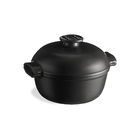Emile Henry Slate Delight Round Casserole 2.0L