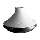 Emile Henry Slate Delight Tagine 2.0L With White Lid