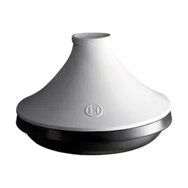 Emile Henry Slate Delight Tagine 2.0L With White Lid