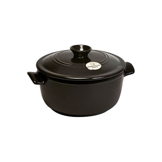Emile Henry Charcoal Casserole 2.5L