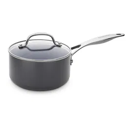 GreenPan Venice Pro Hard Anodised Ceramic Non-Stick 18cm Saucepan With Lid
