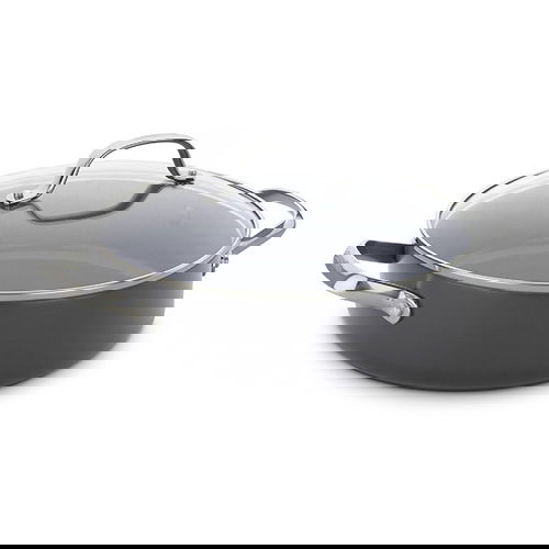 GreenPan Venice Pro Hard Anodised Ceramic Non-Stick 26cm Shallow Casserole With Lid