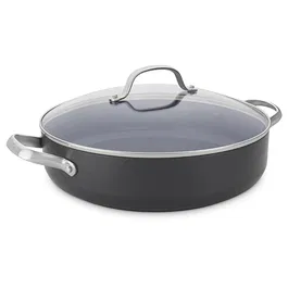 GreenPan Venice Pro Hard Anodised Ceramic Non-Stick 30cm Shallow Casserole With Lid