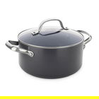GreenPan Venice Pro Hard Anodised Ceramic Non-Stick 20cm Casserole With Lid