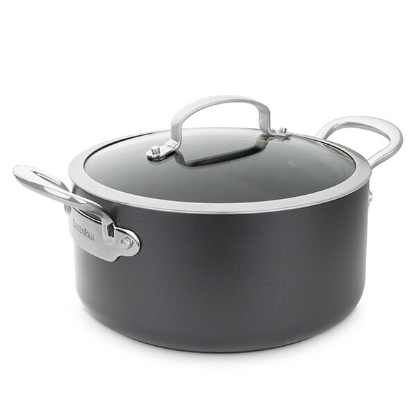 GreenPan Barcelona 24cm Ceramic Non-Stick Casserole With Lid