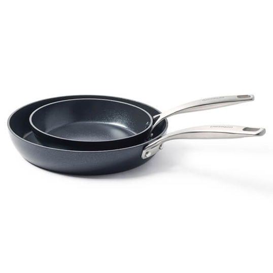 GreenPan Copenhagen Aluminium Non-Stick 20cm & 28cm Frying Pan Set