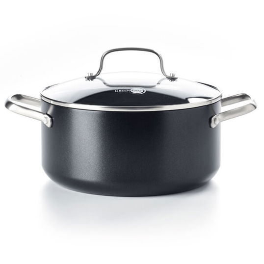 GreenPan Copenhagen Aluminium Non-Stick 24cm Casserole with Lid