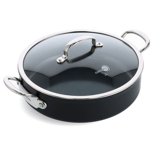 GreenPan Barcelona Pro Aluminium Non-Stick 30cm / 5.5L Skillet with Lid