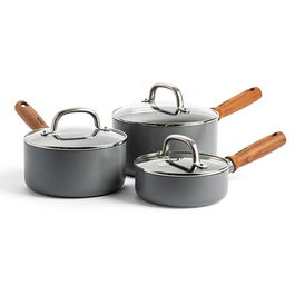 GreenPan Mayflower Pro Non-Stick 3pc Set Charcoal Grey