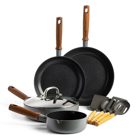 GreenPan Mayflower Pro Non-Stick 9pc set Charcoal Grey