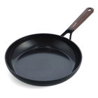 GreenPan Eco Smartshape 28cm Non Stick Frying Pan with Dark Wood Patterned Handle