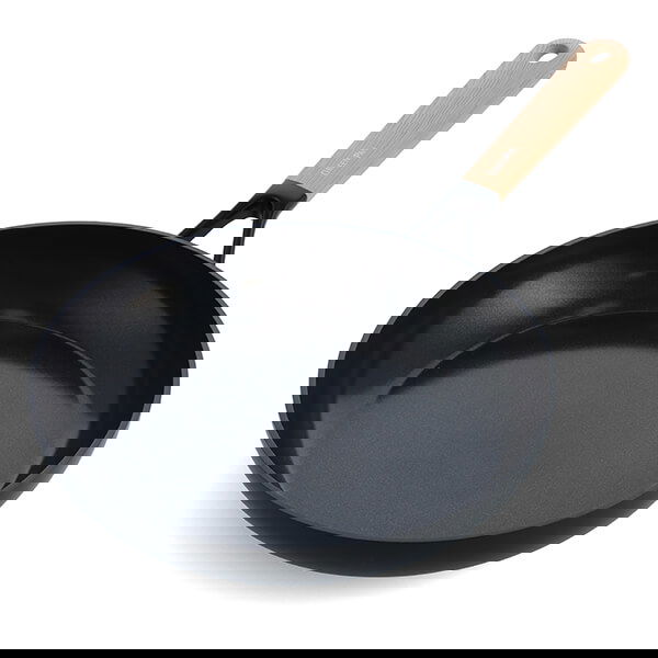 GreenPan Eco Smartshape 28cm Non Stick Frying Pan with Light Wood Patterned Handle