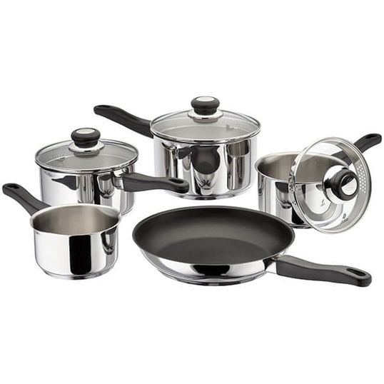 Judge Vista 5 Piece Draining Saucepan Set