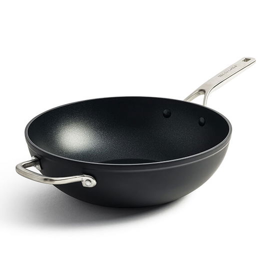 KitchenAid Forged Hardened Aluminium 30cm Wok with Helper Handle