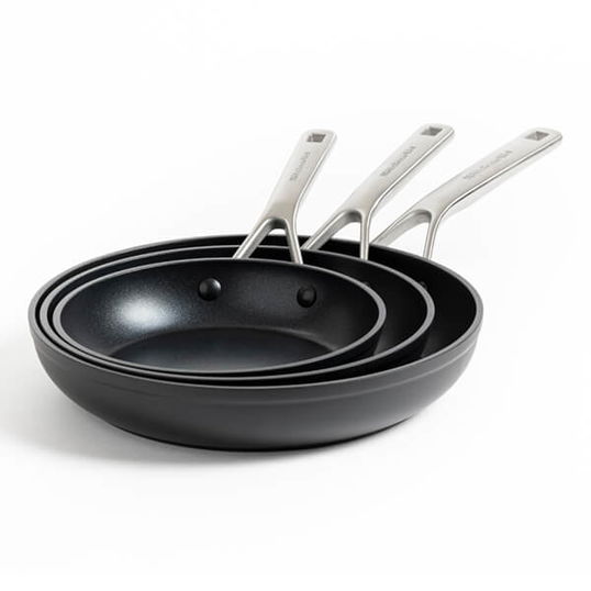 KitchenAid Forged Hardened Ceramic Non-Stick 20cm, 24cm & 28cm Frying Pan Set