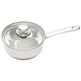 KitchenCraft Stainless Steel Two Hole Egg Poacher