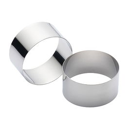 KitchenCraft Set of Two Stainless Steel Cooking Rings