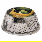 KitchenCraft Stainless Steel Collapsible Steaming Basket 28cm