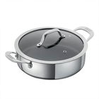 Kuhn Rikon Allround 24cm Non-Stick Shallow Casserole with Glass Lid