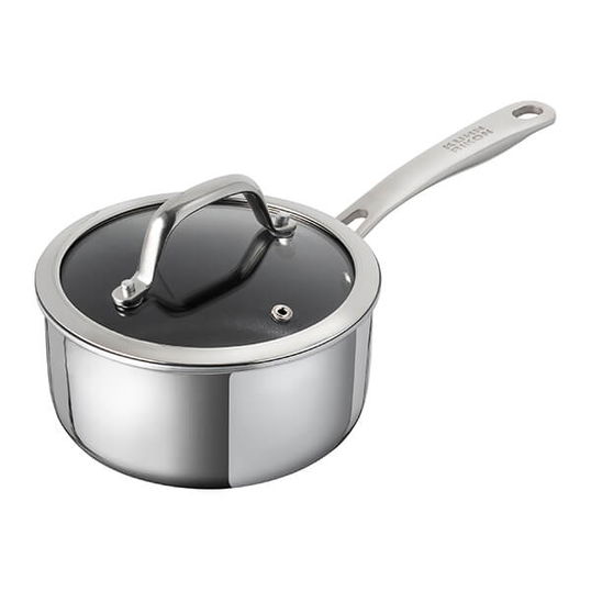 Kuhn Rikon Peak Multi-Ply 16cm / 1.6L Saucepan with Glass Lid