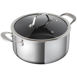 Kuhn Rikon Peak Multi-Ply 24cm / 5.1L Casserole with Glass Lid